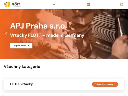 nákup, prodej a zprostředkování prodeje kovoobráběcích a tvářecích strojů. v čr zastupujeme tradičního německého výrobce vrtaček firmu flott.