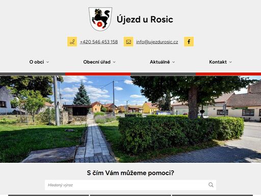 oficiální stránky obce újezd u rosic