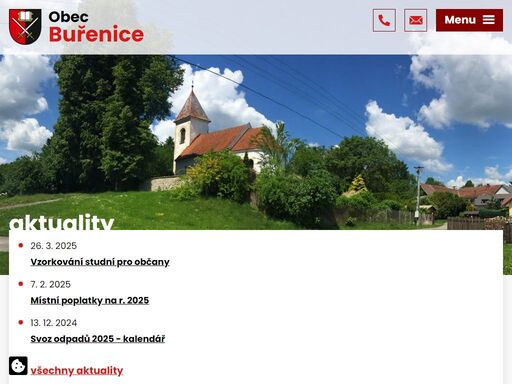 tyto stránky by měly občanům sloužit jako zdroj oficiálních informací z obecního úřadu pro obce buřenice, babice, radějov a kyjov. zjistěte více.