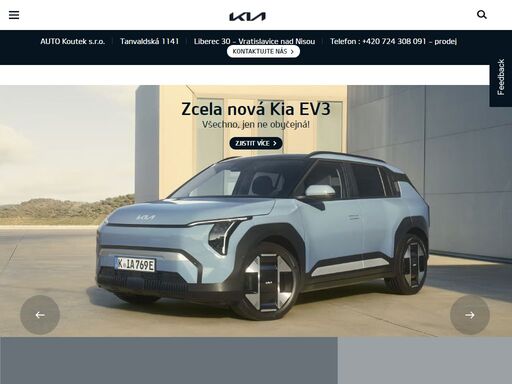 oficiální stránky společnosti kia czech. staňte se i vy spokojeným zákazníkem nového vozu kia a vyberte si z naší široké nabídky.