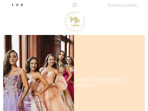 najdete u nás svatební šaty, společenské a maturitní šaty, pánské obleky, košile a doplňky, zásnubní prsteny. disponujeme i vlastní kolekcí šatů unique, kterou najdete pouze u nás. chceme aby výběr šatů a nejen toho byl jedinečným zážitkem. rezervujte si u nás termín. budeme se těšit, váš mk-salon