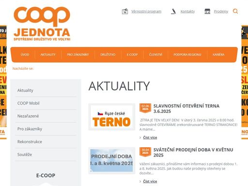 vaše prodejny coop na strakonicku