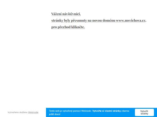 mateřská škola víchová nad jizerou