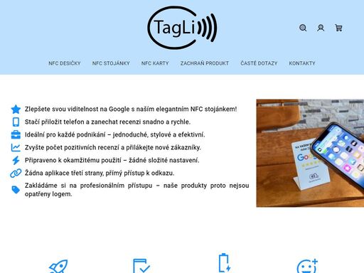 s našimi tagli nfc destičkami a stojánky získáte možnost sbírat zpětnou vazbu od zákazníků rychle a snadno, což vám umožní zvýšit viditelnost a důvěryhodnost online.