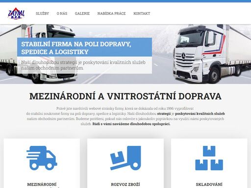 stabilní soukromá firma na poli dopravy, spedice a logistiky.