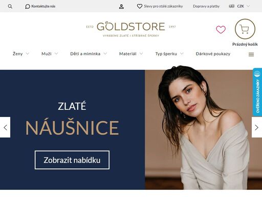 vybírejte na našem novém e-shopu originální šperky z drahých kovů za super ceny. vše máme skladem a můžeme tak okamžitě odesílat!