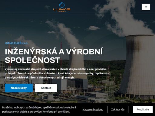 chemické čištění vodních usazenin, montáže unikátních výrobních celků, spektrometr delta classic a další služby vám nabízi lumas plzeň s.r.o.