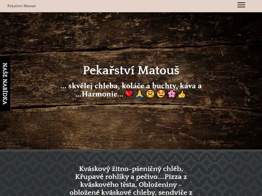 pekařství matouš máslovice, kralupy nad vltavou a praha-bistro u naaas! showroom aaa auto praha