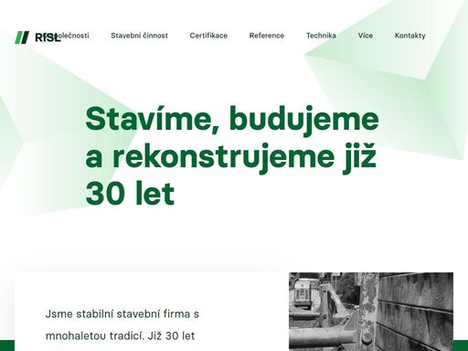 výstavba a rekonstrukce inženýrských sítí
