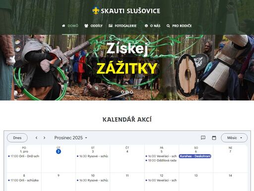 web skautů slušovice. najdete zde aktuální informace o naší činnosti, pravidelných schůzkách, akcích pro veřejnost a taky táboru.