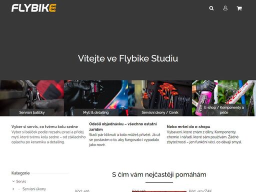 vítejte ve flybike studiu. starám se o vaše kola již od roku 2019.