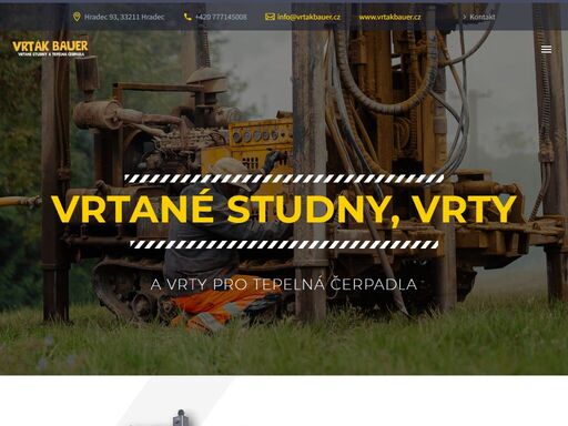vrtané studny a vrty pro tepelná čerpadla! kompletní realizace od vyhledání pramene po finální úpravy. vrtáme po celé čr ??