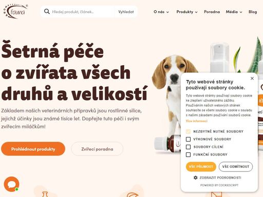 vyberte si z naší široké škály produktů pro zdraví a pohodu vašich miláčků. nabízíme ekologicky šetrné a chemicky bezpečné produkty bez negativních vlivů na životní prostředí.