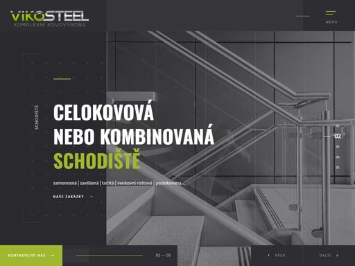 vikosteel se zabývá zakázkovou výrobou lehkých a středně těžkých zámečnických konstrukcí. dodáváme výrobky pro stavebnictví, jako jsou zábradlí, schodiště, plotová pole a brány, branky, konstrukce přístřešků apod. zaměřujeme se i na strojařský průmysl. jelikož jsme atypická zakázková výroba, v našem slovníku nenajdete slova „nejde“ nebo „neexistuje“ a řídíme se heslem – „nic není nemožné!“ naše reference obsahují práce pro klienty, kteří důvěřovali našim znalostem a zkušenostem. očekávejte od nás partnerský přístup a profesionální tým, připravený poradit s volbou vhodného řešení na míru.