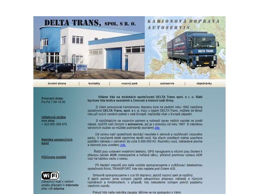 autodoprava, autoservis, delta trans