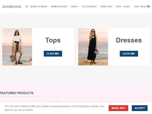 welcome to zimmermann, the essential reference for those looking for clothing, shoes, accessories and more with unique design.