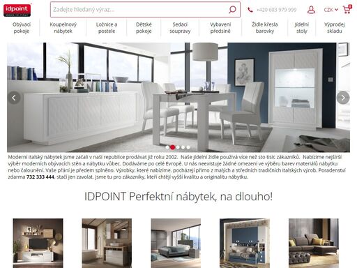 specialista na moderní italský nábytek do celého domu. jídelní židle, obývací stěny, kuchyně.
