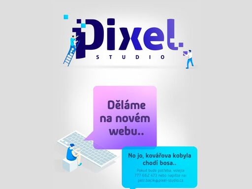 vytváříme kvalitní webové stránky s vlastní administrací pro snadnou editaci. grafické studio pixel.