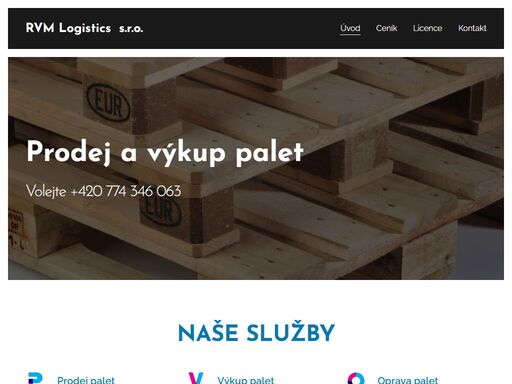 zabýváme se prodejem palet jak nových, tak použitých.