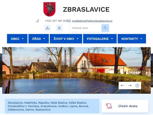 obec zbraslavice
