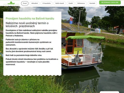 oblíbená půjčovna lodí na baťově kanále a řece moravě. naše půjčovna provozuje nový hausbot amálka. půjčovna hausbotů baťův kanál. opravdu netradiční dovolená na hausbotu.