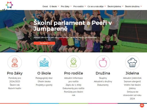 internetová prezentace základní školy fantova v kaplici.