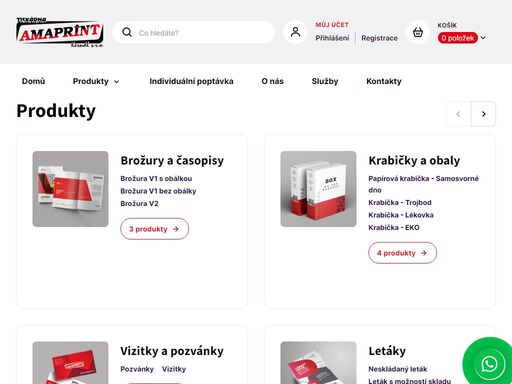 provádíme ofsetový a digitální tisk. zajišťujeme grafické zpracování, vyrábíme letáky, vizitky, etikety, brožury, obalová technika, krabice, krabičky, knihy, vazba v1, v2, laminace, ražba. na pobočce provádíme malo-nákladový tisk, velkoformátový tisk, řezaná grafika, razítka na počkání, provozujeme papírnictví.