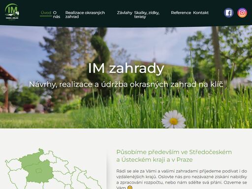návrhy, realizace a údržba okrasných zahrad na klíč
