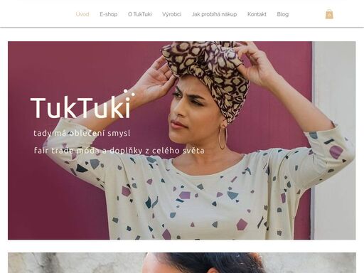 tuktuki - fair trade, udržitelná a eticky vyrobená móda a doplňky z afriky a asie