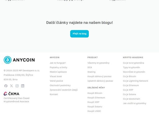 nejrychlejší nákup kryptoměn (bitcoin, ethereum, litecoin, cardano a mnoho dalších), rychlý a bezpečný, platba bankovním převodem nebo sepa platbou.