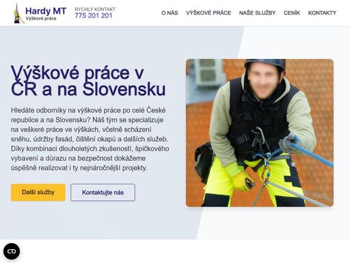 výškové práce praha, brno, ostrava, plzeň – čištění fasád, mytí oken, nátěry, montáže reklam a rizikové kácení stromů cena.
