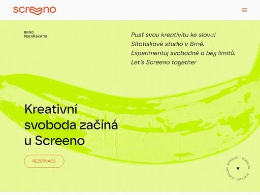 pusť svou kreativitu ke slovu! sítotiskové studio v brně. experimentuj svobodně a bez limitů. let’s screeno together brno pekařská 78 rezervace jsme sítotiskové…