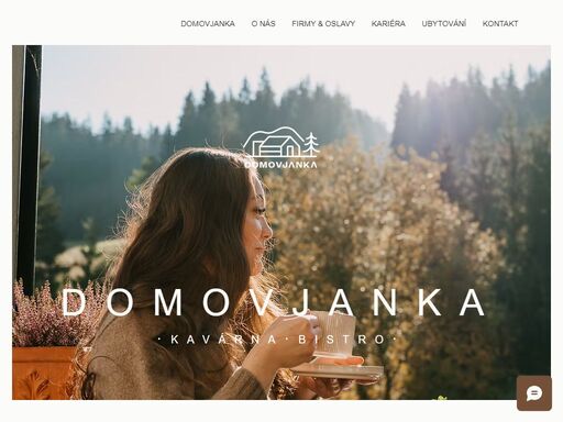 domovjanka je kavárna & bistro. nachystáme vám snídani, oběd, kávičku a dezert i kávu s sebou. čepujeme skvělé pivo, chystáme koktejly a rádi vám doporučíme dobré víno. máme prostorný dětský koutek, terasu s výhledem na les a sjezdovku a také menší venkovní posezení před kavárnou. vítáme i všechny čtyřnohé hosty.