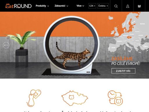 catround - běhací kolo pro kočky.  speciální hračka pro kočku, která zajišťuje vašim mazlíčkům zdravý pohyb spojený se zábavou.