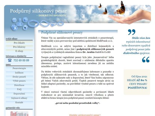 specializovaný web o pesaroterapii, pesarech, jejich indikaci, použití a přínosech. pesar jako prostředek první nebo poslední volby.
