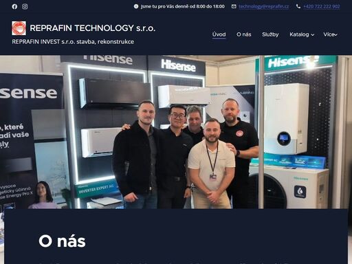 společnost reprafin technology s.r.o. je specialistou na montáž, servis a údržbu klimatizací a tepelných čerpadel. naše firma působí na trhu již několik let a za tu dobu si získala důvěru mnoha spokojených zákazníků. díky našemu profesionálnímu přístupu a použití moderních technologií, poskytujeme špičkové služby v oblasti vytápění a chlazení.