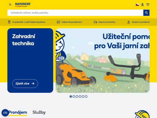ramirent - ramirent - půjčovna stavební techniky, strojů a ručního nářadí