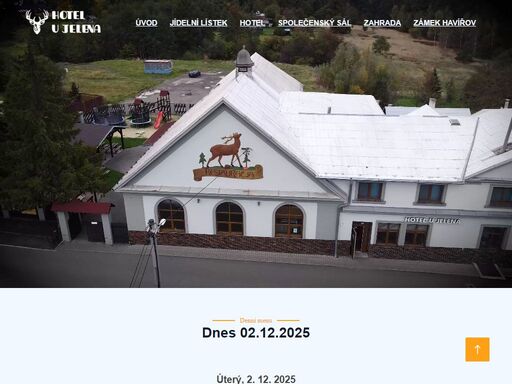 hotel u jelena, havířov, ubytování, pension, restaurace, zahrada, ostrava, karviná hotel u jelena havířov nabízí levné ubytování, obědové menu,plesy, letní zahradu s grilem, sál pro soukromé a společenské akce, svatby, oslavy, večírky...