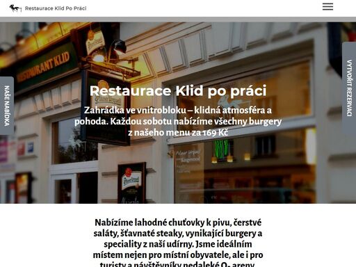 restaurace vysočany, blízko o2 arény, zahrádka, burgery, dobré jídlo, malé pivovary, pilsner