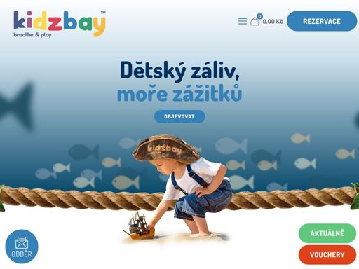 kidzbay je dětská haloterapeutická herna určená rodinám s malými dětmi, založená na konceptu breathe & play. děti si u nás hrají způsobem, který může prospívat jejich zdraví prostřednictvím inhalování soli.