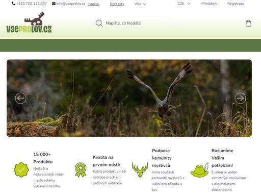 nejširší a nejkvalitnější výběr mysliveckého vybavení na trhu. každý produkt v naší nabídce prochází pečlivým výběrem. e-shop je veden samotným myslivcem s dlouholetými zkušenostmi. podpora komunity myslivců. rozumíme vašim potřebám.