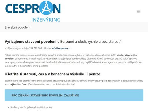 vyřizujeme stavební povolení v berouně a okolí, rychle a bez starostí. zajistíme územní rozhodnutí, povolení k výstavbě a kolaudační souhlas.