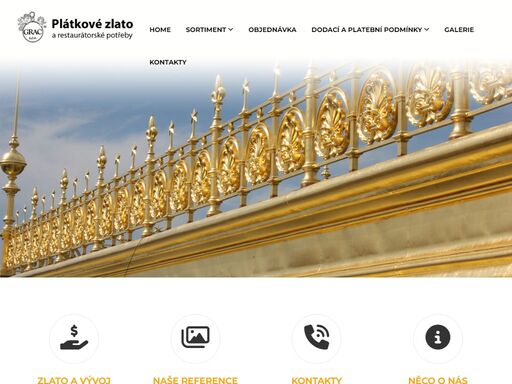 grac spol s r.o. - plátkové zlato a restaurátorské potřeby