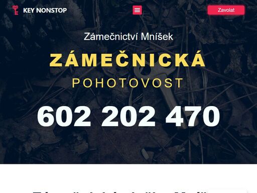 zámečnictví mníšek nabízí veškeré zámečnické služby. funguje u nás také non-stop zámečnická pohotovost. řešíme zabouchnuté dveře a další služby.