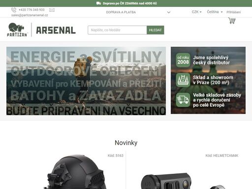 homepage. rychlé a pohodlné
doručení vaší objednávky!




vzorková prodejna 200m2
v praze blízko centra




500+ položek
skladem




jsme na trhu
od roku 2008!



vítejte v našem obchodě
partizan arsenal je nová řada vynikajících produktů od evropské značky partizan. od roku 2008 jsme začali…
