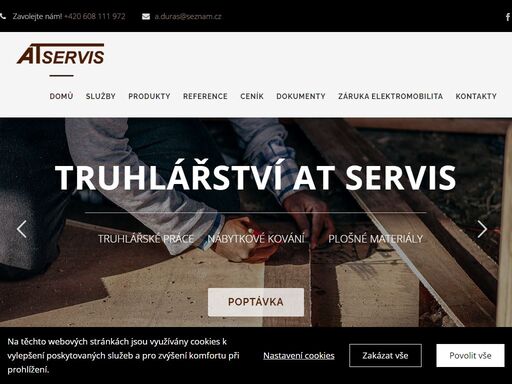 jsme truhlářství a velkoobchod / maloobchod s deskovým materiálem, spojovacím materiálem a nábytkovým kováním. vytváříme nábytek na míru.