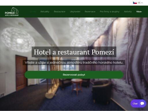 náš horský hotel pomezí pochází z období první republiky a modernizace interiéru byla navržena tak, aby respektovala jak jedinečnou historickou atmosféru, tak zároveň poskytla hostům veškerý komfort tříhvězdičkového hotelu.
