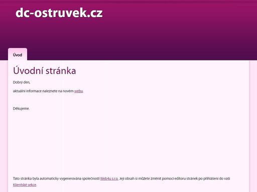 úvodní stránka - dětské centrum ostrůvek