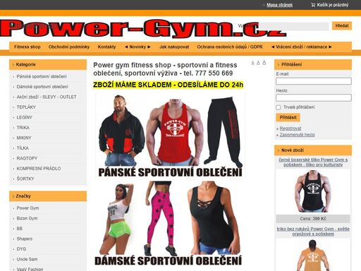 fitness eshop