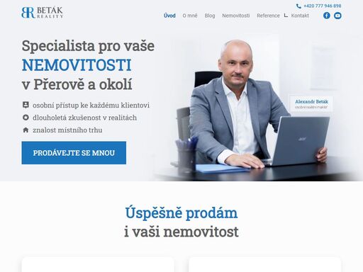 jsem realitní makléř od roku 1997. v realitách působím už přes 25 let a za tu dobu jsem pomohl stovkám lidí najít nový domov nebo prodat jejich nemovitost.